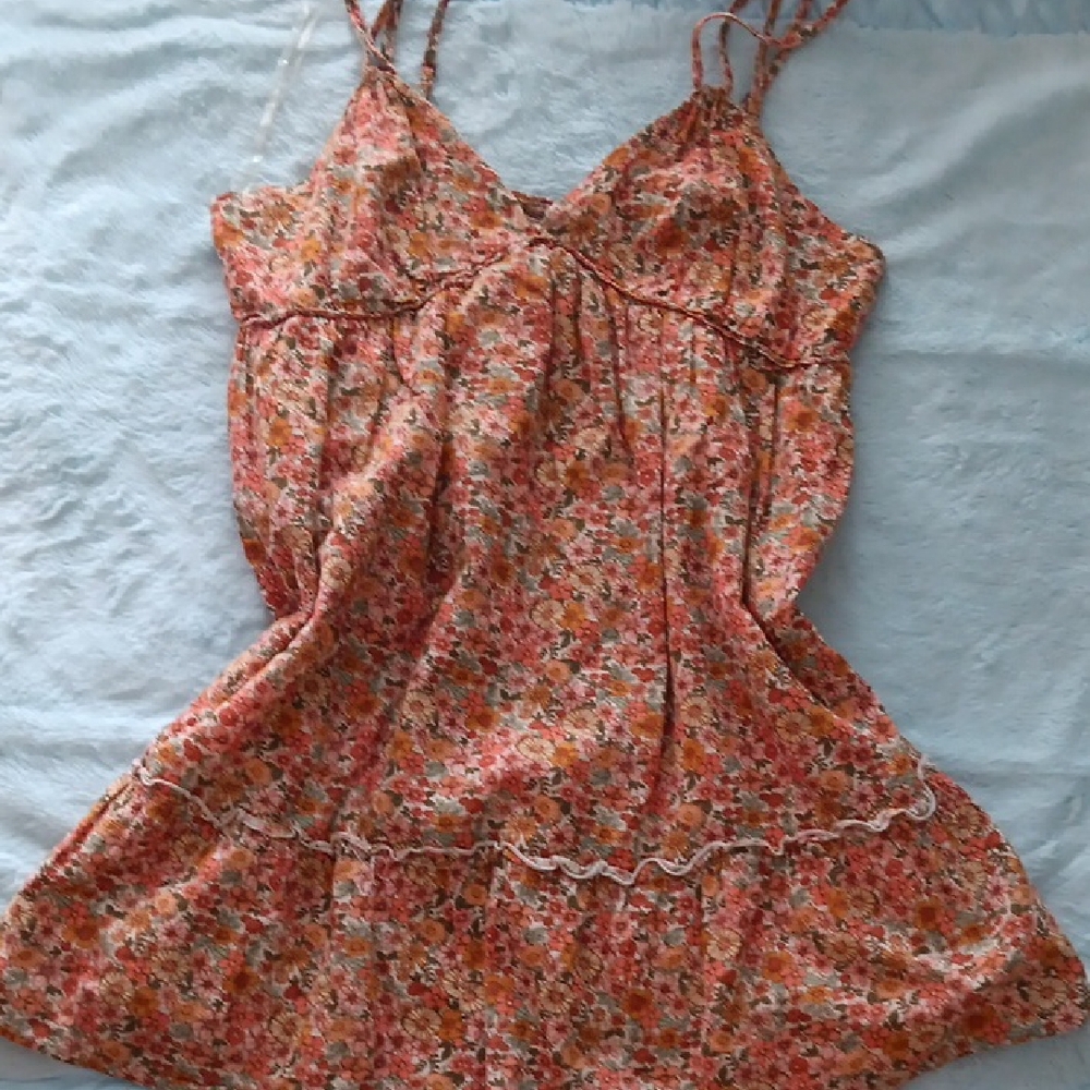 Wild Fable Floral Dress with Spaghetti Straps